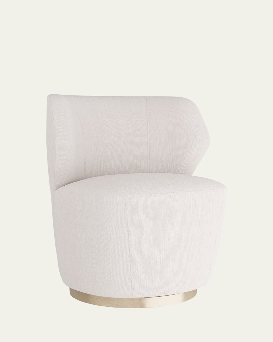 Poppy Velvet Swivel Chair